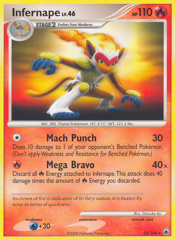 Majestic Dawn Infernape #22/100